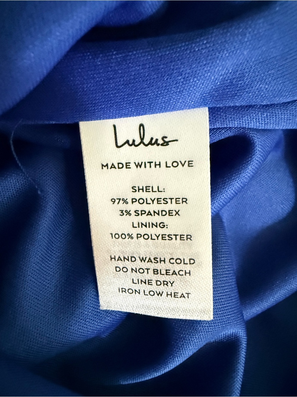 Lulus Effortless Bliss Royal Blue Satin Strapless Cowl Back Midi Dress - Picture 8 of 8